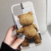 Pisuver Teddy Tasarımlı Silikon Telefon Kılıfı