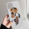 Selfie Teddy Tasarımlı Silikon Telefon Kılıfı
