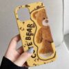 Cute Bear Tasarımlı Silikon Telefon Kılıfı