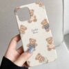 Cute Bear Tasarımlı Silikon Telefon Kılıfı