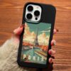 Paris Travel Tasarımlı Silikon Telefon Kılıfı