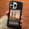 London Poster Tasarımlı Silikon Telefon Kılıfı