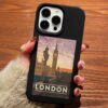 London Poster Tasarımlı Silikon Telefon Kılıfı