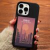 Dubai Poster Tasarımlı Silikon Telefon Kılıfı