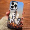 New York City Poster Tasarımlı Silikon Telefon Kılıfı