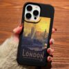 London Poster Tasarımlı Silikon Telefon Kılıfı