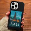 Bali Poster Tasarımlı Silikon Telefon Kılıfı