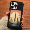 Dubai Poster Tasarımlı Silikon Telefon Kılıfı