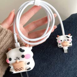 İnek Desenli Şarj&Kablo Tarayıcı Sarj