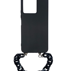 Bilekten Geçmeli Siyah Telefon Zinciri