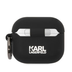 Alternative view of Apple Airpods 3. Nesil Kılıf Karl Lagerfeld Orjinal Lisanslı Karl & Choupette 3D Silikon Kapak