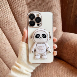 Astronot Panda Standlı Parlak Kılıf