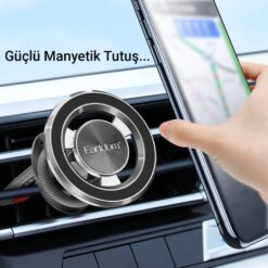 Alternative view of Earldom EH213 Izgara Klipsli Manyetik Magsafe Araç Tutucu