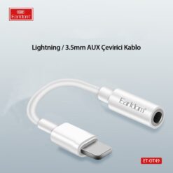 Alternative view of Earldom OT49 Tak Çalıştır Lightning to Aux Dönüştürücü