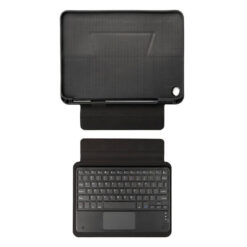 Alternative view of Galaxy Tab A9 Plus Zore Border Keyboard Bluetooh Bağlantılı Standlı Klavyeli Tablet Kılıfı