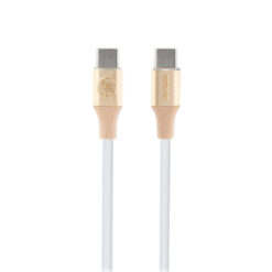 Guess Orjinal Lisanslı 4G ve Yazı Logolu Aydınlatmalı Kablo Ucu Hızlı Şarj Özellikli Type-C To Type-C PD Kablo 3A 1.5m