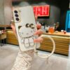 Hello Kitty Standlı Bilek Geçme Standlı Parlak Kılıf