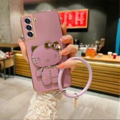 Alternative view of Hello Kitty Standlı Bilek Geçme Standlı Parlak Kılıf