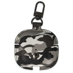 Newface Airpods Pro 2 (2.nesil) Çanta Kamuflaj Deri Kılıf