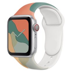Apple Watch 42mm KR407 Kamuflaj Silikon Kordon
