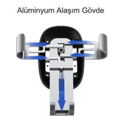 Alternative view of Yesido C123 Yapışkanlı 15W Kablosuz Şarjlı Araç Tutucu