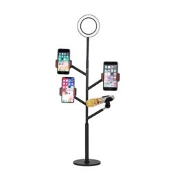 Zore Professional Live Stream Işıklı Telefon Tutucu Ring Light