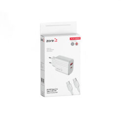 Alternative view of Type-C to Type-C 2in1 PD Seyahat Şarj Aleti 20W