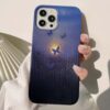 Gün Işığında Uçuşan Kelebek Baskılı Silikon Telefon Kılıfı