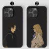 Çift Sevgililer Tasarımlı Baskılı Telefon Kılıfı