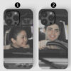 Çift Sevgililer Tasarımlı Baskılı Telefon Kılıfı