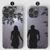 Çift Sevgililer Tasarımlı Baskılı Telefon Kılıfı