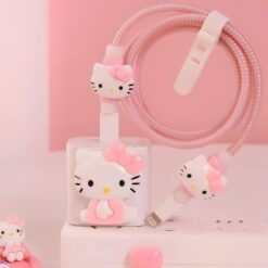 Sweet Hello Kitty Şarj&Kablo Koruyucu 5'li Set