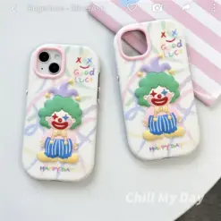 Good Luck Palyaço Kabartma Silikon Telefon Kılıfı