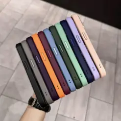 Alternative view of Lens Standlı Grace Silikon Telefon Kılıfı