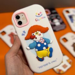 Clown Palyaço Kabartma Silikon Telefon Kılıfı