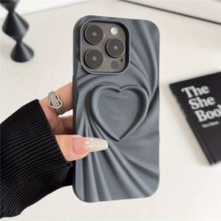 Alternative view of Heart Crimp Silikon Telefon Kılıfı