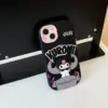 Kuromi Kabartma Silikon Telefon Kılıfı