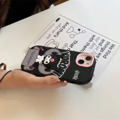 Alternative view of Kuromi Kabartma Silikon Telefon Kılıfı