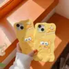 Sevimli Sünger Bob Silikon Telefon Kılıfı