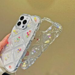 Alternative view of Simli Puf Silikon Telefon Kılıfı